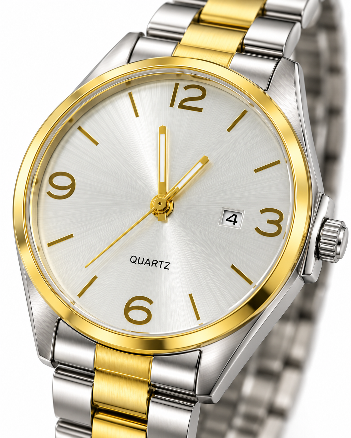 QUARTZ dorado y gris