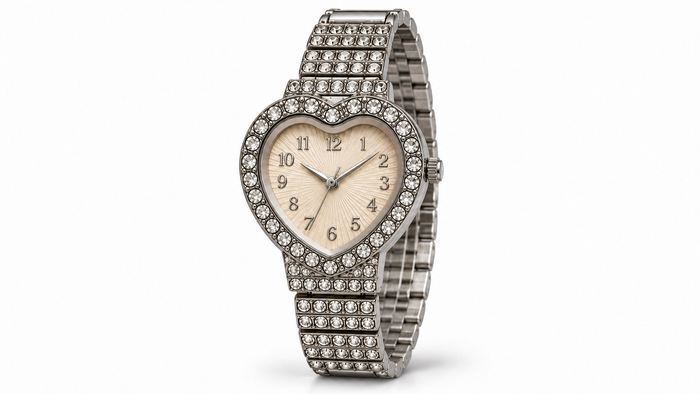 Reloj CORAZON blanco mujer