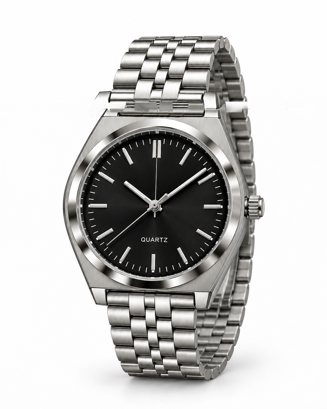 Reloj QUARTZ negro hombre
