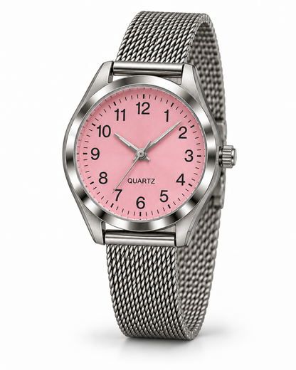 Reloj QUARTZ rosa dama