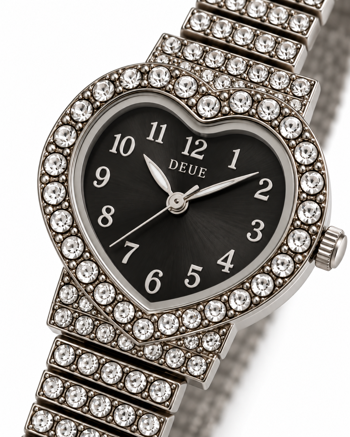 Reloj CORAZON negro mujer