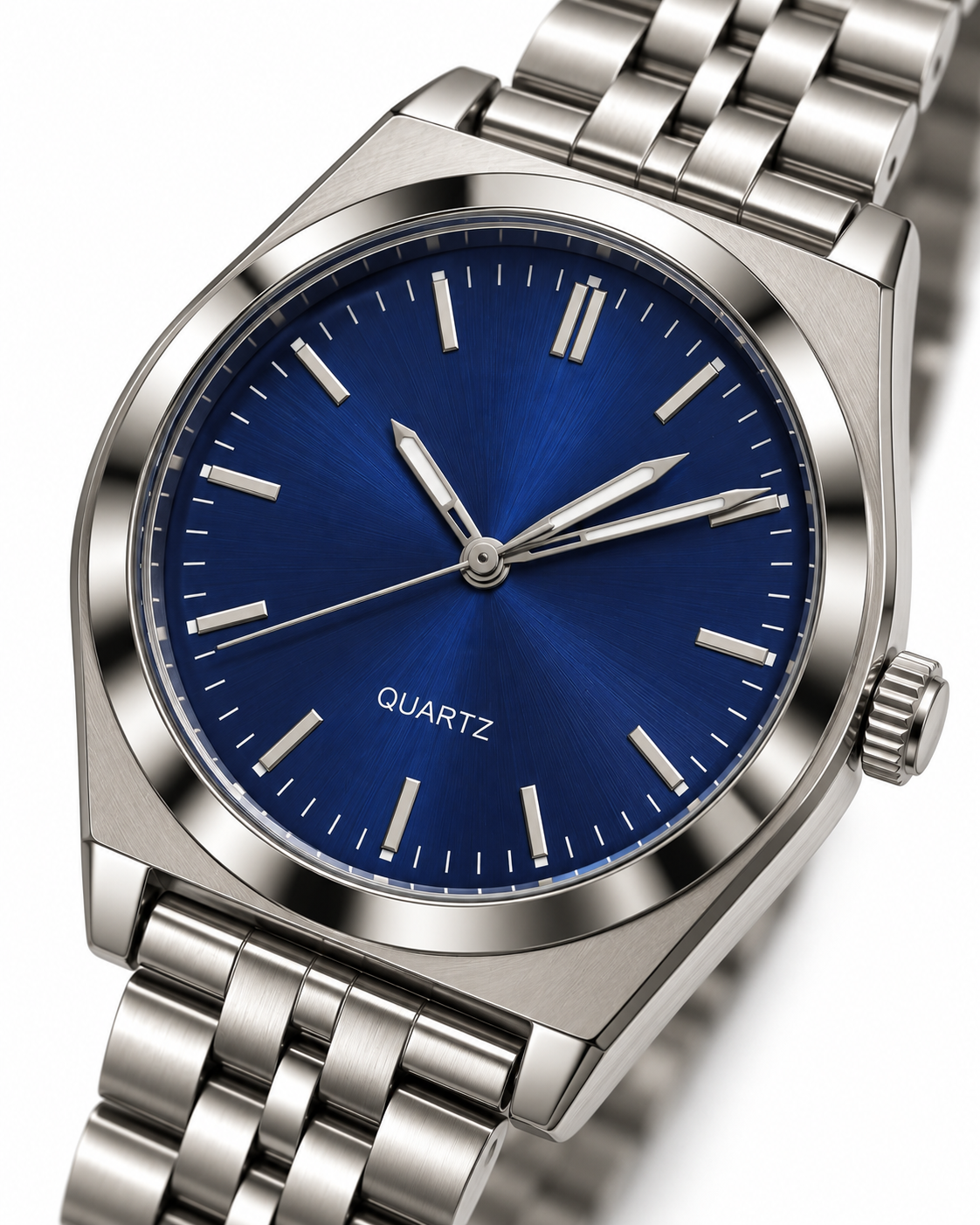Reloj QUARTZ azul hombre