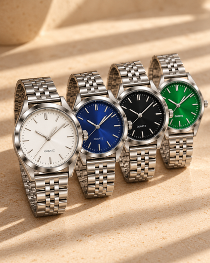 Reloj QUARTZ azul hombre