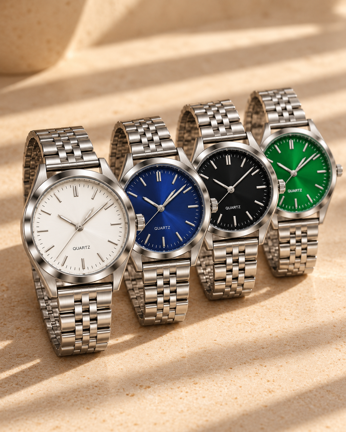 Reloj QUARTZ negro hombre